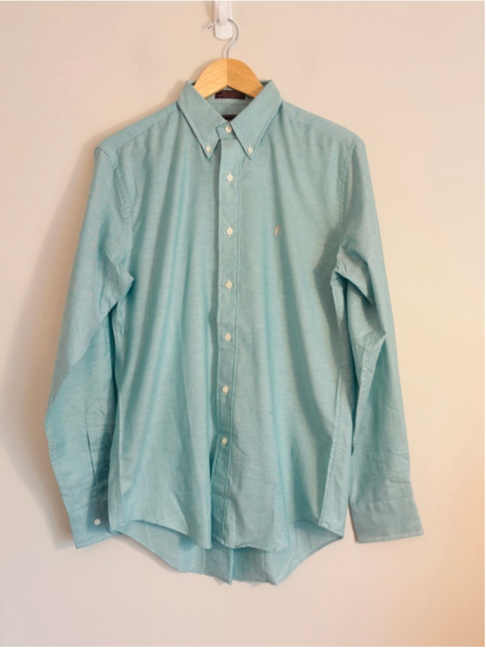 Vintage 90s Chaps Ralph Lauren Casual Embroidered Button Down Shirt Neck 15.5